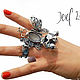 Ring 'Cicada' for three fingers. Rings. Sergej Dementjev (desef). Online shopping on My Livemaster.  Фото №2