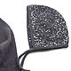 Cap with large sequins female adult cap-cap. Hood. Scarfland. My Livemaster. Фото №4