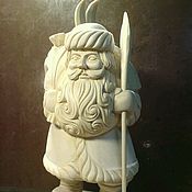 Blank for painting souvenir toy Santa Claus-short beard