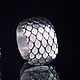 Kaff with scales of silver. Cuff Earrings. Ringlin's shop. Online shopping on My Livemaster.  Фото №2