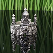Украшения handmade. Livemaster - original item Yechmiadzin ring made of 925 sterling silver DS0087. Handmade.
