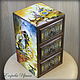 Order Mini chest of drawers Valley of Mirages 4. Gifts from Irina Egorova. Livemaster. . Dressers Фото №3