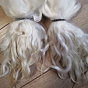 Материалы для творчества handmade. Livemaster - original item Hair for dolls: Goat curls 12-15 cm. Handmade.