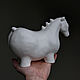 Ceramic horse. white. Sculpture. Surglinok. My Livemaster. Фото №6