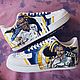 Custom sneakers with Ronaldo print Customization painting sneakers. Sneakers. nataliadenimart. Online shopping on My Livemaster.  Фото №2
