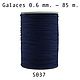 Нить для кожи круглая вощеная, полистер Galaces 037 толщина 0.6 mm, Нитки, Белгород,  Фото №1