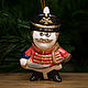 Hussar Toy for the Christmas tree. Christmas decorations. Porcelain story. Online shopping on My Livemaster.  Фото №2