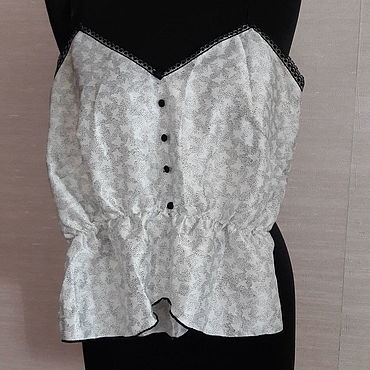 Винтаж ручной работы. Ярмарка Мастеров - ручная работа Топ на лямках. Handmade.
