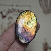 Материалы для творчества handmade. Livemaster - original item Spectrolite, cabochon 45 X 29 X 7. Handmade.