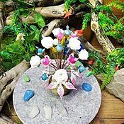Цветы и флористика handmade. Livemaster - original item Agate flowers 