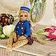 Friends Teddy. The author's work.Monkey Finley.' On the roads of fairy tales'. Stuffed Toys. Milaniya Dolls (milaniyadolls). Online shopping on My Livemaster.  Фото №2