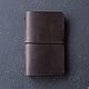 Pocket leather notebook genuine leather A6. Notebooks. Ptaho. My Livemaster. Фото №6