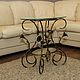 Wrought iron coffee table (double glass). Tables. Artistic forging Nemkova. Online shopping on My Livemaster.  Фото №2