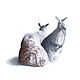 Картина Кенгуру, рисунок кенгуру серый графика. Картины. Юлия Рустамьян (Julrust). Интернет-магазин Ярмарка Мастеров.  Фото №2