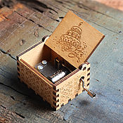 Подарки к праздникам handmade. Livemaster - original item Beige music box-hurdy-gurdy Happy Birthday. Handmade.
