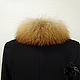 Order Fur detachable collar boa fur red Fox. Mishan (mishan). Livemaster. . Collars Фото №3