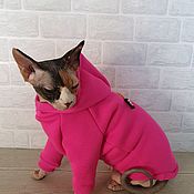 Зоотовары handmade. Livemaster - original item Clothing for cats and dogs Sweatshirt cotton 