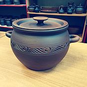 Посуда handmade. Livemaster - original item Baking pot (3l). Handmade.