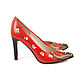 Pumps ' Red Queen '. Shoes. Pelle Volare. My Livemaster. Фото №5