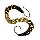 Fashion Necklace Chain Tricolor Leather color Gold Bronze Chain. Chain. De-Si-Re. My Livemaster. Фото №5