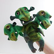 Куклы и игрушки handmade. Livemaster - original item Snake Gorynych hand toy, glove doll, puppet theater. Handmade.