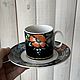 Винтаж: Villeroy&Boch чайно-кофейная пара "Xenia". Кружки винтажные. Лавка любопытных вещиц Curiosa. Интернет-магазин Ярмарка Мастеров.  Фото №2