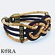 Women's bracelet made of Portuguese cork braided handmade B0109. Braided bracelet. Koracork. Online shopping on My Livemaster.  Фото №2