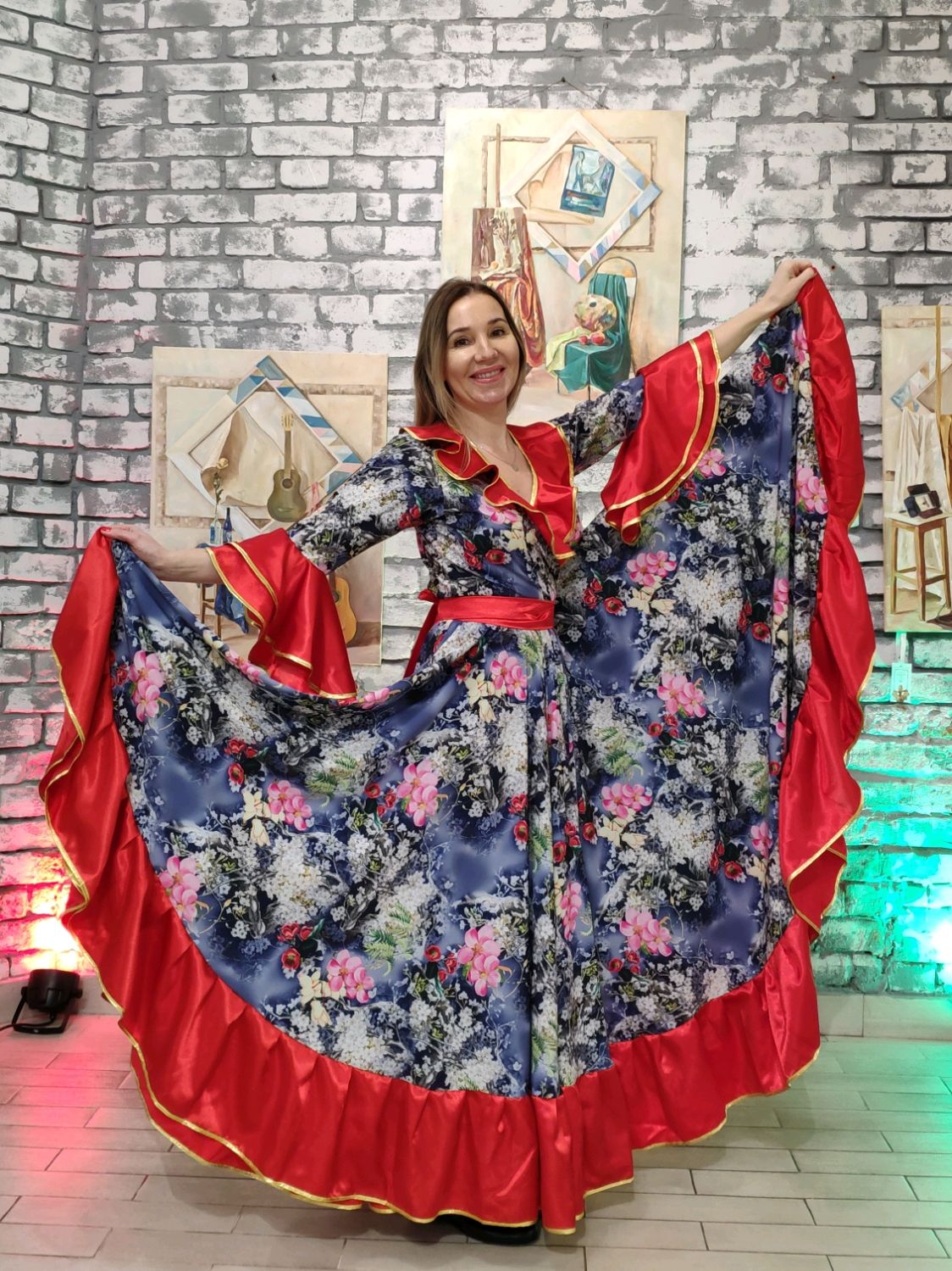 Цыганский костюм "Жасмин" в интернет-магазине Ярмарка Мастеров по цене 6800 ₽ – NJ1VURU