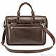 Order Williams leather business bag (dark brown). Russian leather Guild. Livemaster. . Classic Bag Фото №3
