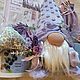 Lavender giftbox with a handmade gnome, a gift to a girl. Gift Boxes. CozyGnomes. My Livemaster. Фото №4