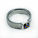 Titanium ring with timascus Ti 1003 textured. Rings. asgdesign. My Livemaster. Фото №4