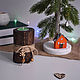 Новогодняя елка с домиками и подсвечником набор, Елки, Истра,  Фото №1