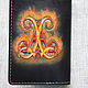 Order Cover for documents with embossed Phoenix. Finist (tisneniekozhi). Livemaster. . Cover Фото №3