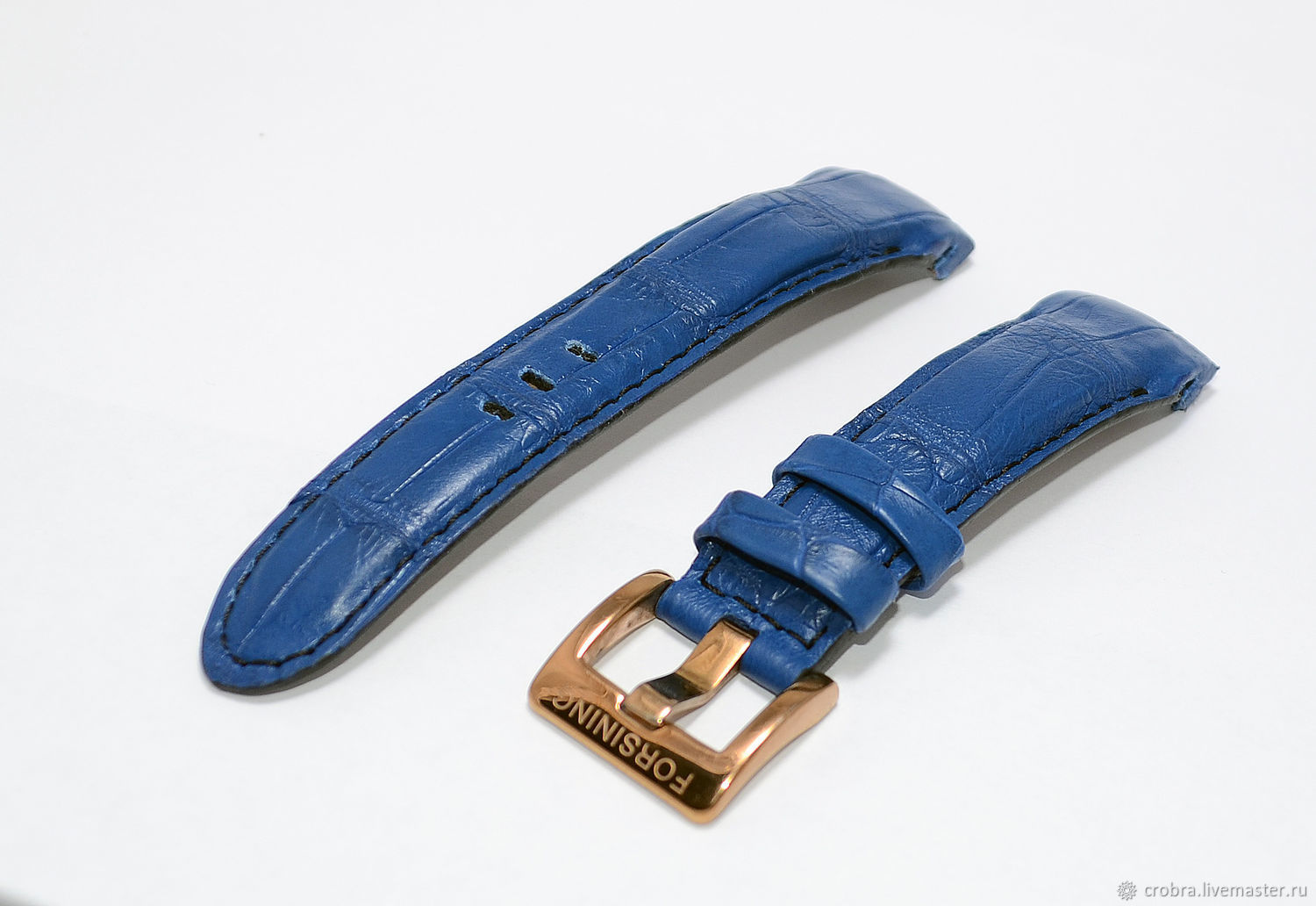 Kmv ремешки для часов. классические кожаные ремешки для часов. ремешки для часов новосибирск. ремешок 24мм с прилеганием к корпусу синий. кожаные ремешки брайтлинг.
