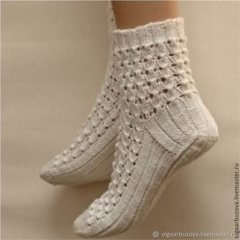 Вязаные носки узоры