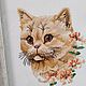 Painting cross stitch Red cat, cross stitch. Pictures. Alena (Sweet Home). Интернет-магазин Ярмарка Мастеров.  Фото №2