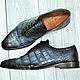 Classic oxfords, made of the abdominal part of genuine crocodile leather. Oxfords. SHOES&BAGS. My Livemaster. Фото №6