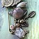 Owl Pin Brooch with agate botswana. Brooches. Little pleasures for every day. My Livemaster. Фото №6