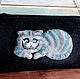 Bag clutch Cheshire cat. Clutches. handmade toys by Mari (handmademari). Online shopping on My Livemaster.  Фото №2