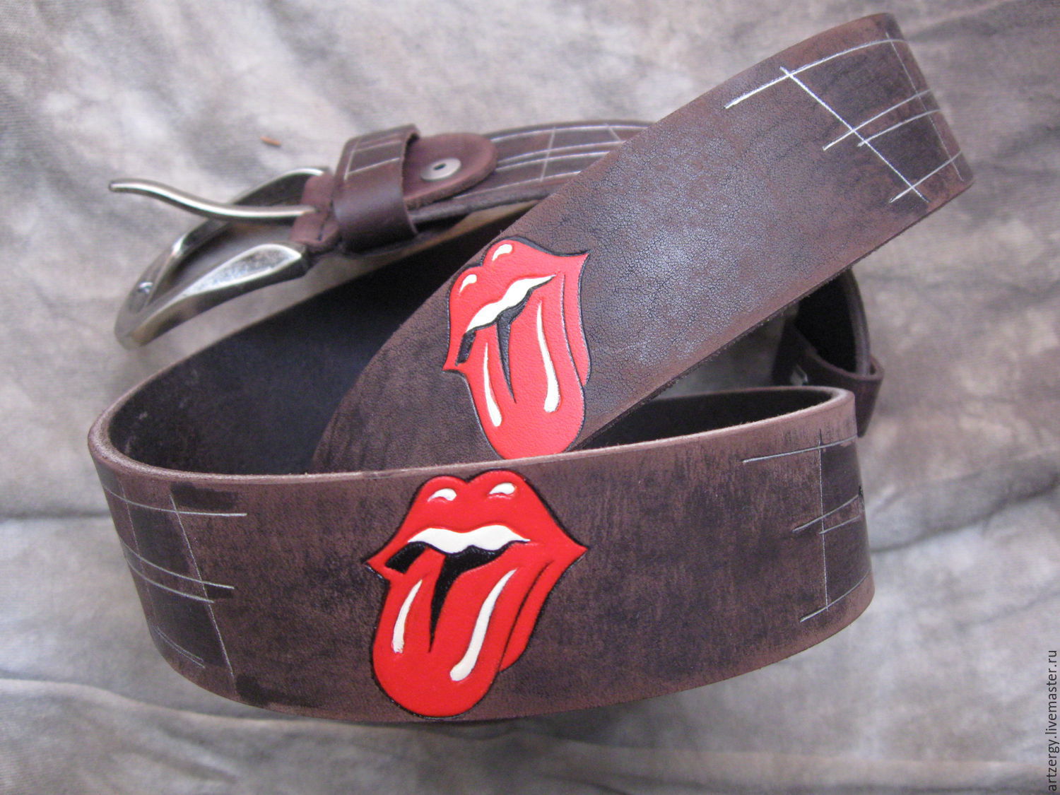 ROLLING STONES leather strap, Straps, Moscow,  Фото №1