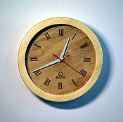 Для дома и интерьера handmade. Livemaster - original item Wooden loft wall clock, elegant eco-style. Handmade.