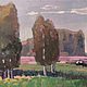  Oil painting. The morning of a perfect day, Pictures, Moscow,  Фото №1