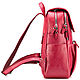 Leather backpack 'Daphne' (red). Backpacks. Russian leather Guild. My Livemaster. Фото №5