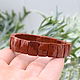 Bracelet made of natural red Jasper with a cut. Bead bracelet. naturalkavni. My Livemaster. Фото №5