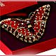  БРОШЬ Swarovski Бабочка Скарлет, Наборы для вышивания, Москва,  Фото №1