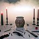Горшочек & нож для насечек и магии крови. Ритуальная атрибутика. Серебряный Грааль. Ярмарка Мастеров.  Фото №14