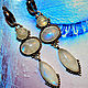 Earrings 'Lusin' Moon stone (Adular), 925 sterling silver. Earrings. Amalia-jewelry talisman. My Livemaster. Фото №4