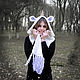 Copy of Hooded scarf Fantasy Warm scarf Winter accessories, Hoods, Terek,  Фото №1