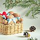 The Gingerbread men garland New year Christmas blue red, Suspension, Kolomna,  Фото №1