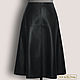 Illyrica skirt made of genuine leather/suede (any color), Skirts, Podolsk,  Фото №1